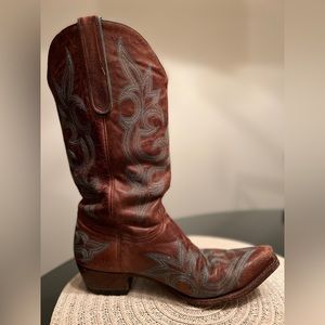 Old Gringo Brown and Turquoise Western Cowgirl Boot Women Size 10